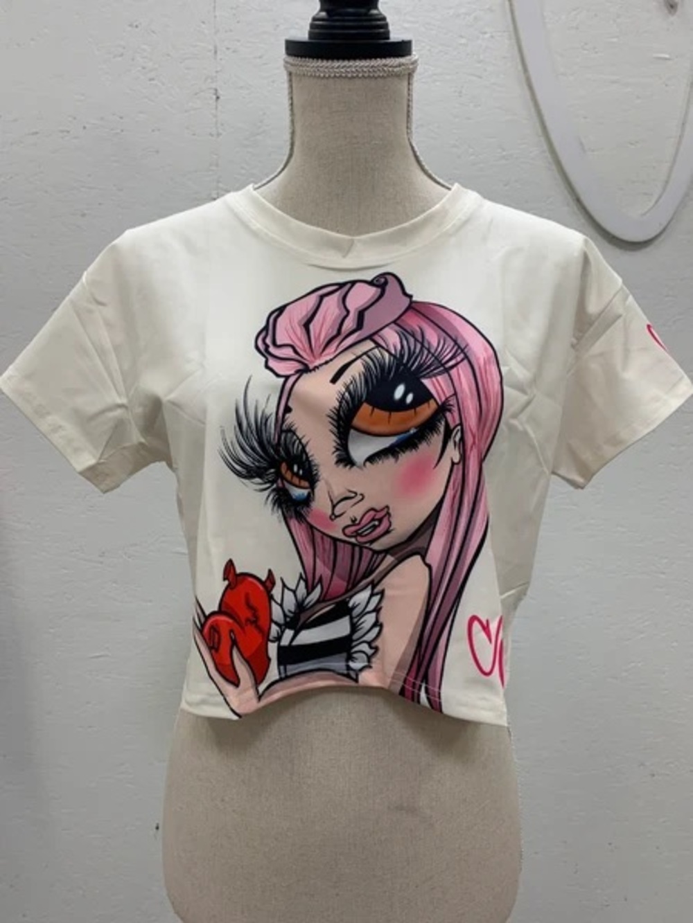 New/Never Worn ~ LA Artist Sand Oner “Vampy” Crop Top